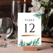 Elegant groen & goud minimalistische bruiloft kaart