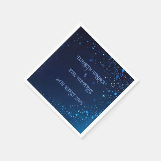 Elegant Groen Roze & Blues Sparkle Design Servet (Hoek)