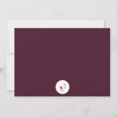 ELEGANT GROEN, SINAASAPPEL, ROOD & WIJN BABY SHOWE KAART (Achterkant)