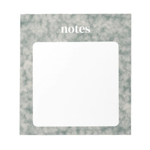 Elegant groen Waterverf patroon Notitieblok