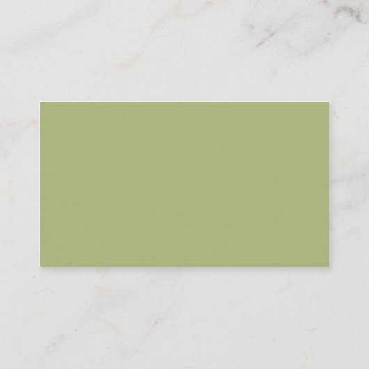 Elegant groen, zwart script, RSVP reageren Informatiekaartje (Achterkant)