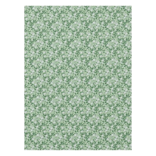 Elegant groene bladeren patroon tafelkleed (Voorkant)