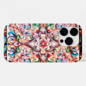 ELEGANT GROENE BLUE PINK RED FLORAL FANTASY Case-Mate iPhone CASE (Achterkant (horizontaal))