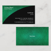 elegant | Groene Glitter Visitekaartje (Voorkant / Achterkant)