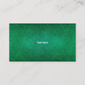 elegant | Groene Glitter Visitekaartje (Achterkant)