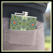 Elegant Groene Vintage Patroon Klein