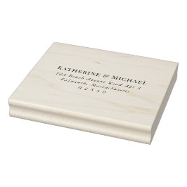 Elegant groot retouradres voor RSVP-enveloppen Rubberstempel