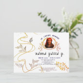 Elegant Grootmoeder Memorial Kaart – Aangepaste fo (Staand voorkant)