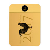 Elegant Haan Jaar 2017 Groetmagneet Magneet (Verticaal)