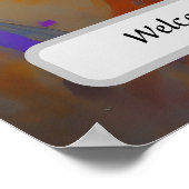  Elegant Hair Salon Custom Name Poster (Coin)