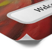  Elegant Hair Salon Custom Name Poster (Coin)