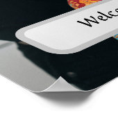  Elegant Hair Salon Custom Name Poster (Coin)