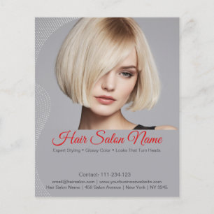 Elegant Hair Salon Flyer – diensten