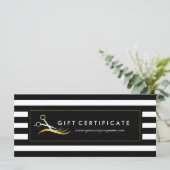 Elegant Hair Stylist Cadeaubon (Staand voorkant)