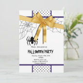 elegant Halloween feest Kaart (Staand voorkant)