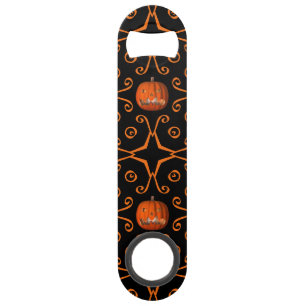 Elegant Halloween jack o lantaarnpatroon Speed Flessenopener