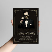 Elegant Halloween Kostuum Party Kaart