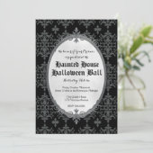 Elegant Halloween Uitnodiging (Staand voorkant)