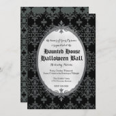 Elegant Halloween Uitnodiging (Voorkant / Achterkant)