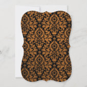 Elegant Halloween Uitnodiging - Hallows Eve Party (Achterkant)