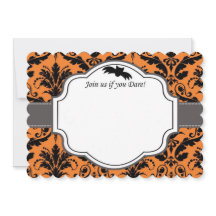 Elegant Halloween Wedding Uitnodiging