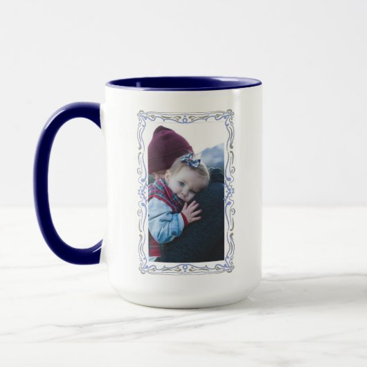 Elegant Hand Drawn Frame Custom Image Mok (Links)