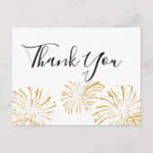 Elegant hand Lettering Dank u Briefkaart (Voorkant)