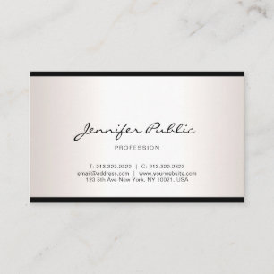 Elegant Hand Lettertype Tekstscript Modern Eenvoud Visitekaartje