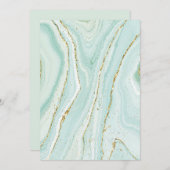 elegant handbeschilderd vloeibare marmer met gli kaart (Voorkant / Achterkant)