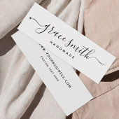 Elegant Handgemaakte Zakelijke Kleding Label Hang Mini Visitekaartjes