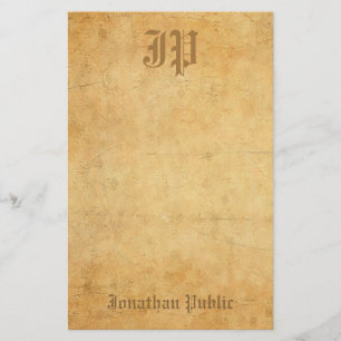 Elegant handgeschreven monogram Sjabloon Koel