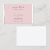 Elegant handgeschreven script modern Eenvoudig ont Visitekaartje (Voorkant / Achterkant)