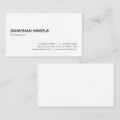 Elegant Handschrift Script Tekst Lettertype Sjablo Visitekaartje (Voorkant / Achterkant)