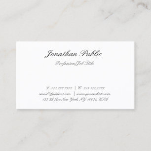 Elegant handschrift tekst Moderne Sjabloon Visitekaartje