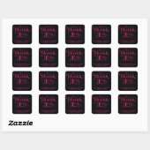 ELEGANT HANDSCHRIFTELIJKE SCRIPT DANK U STICKERS (Vel)