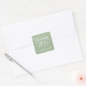ELEGANT HANDSCHRIFTELIJKE SCRIPT DANK U STICKERS (Envelop)