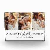 Elegant Handwritten Script Mother’s Day Keepsake Fotoblokken (Voorkant)