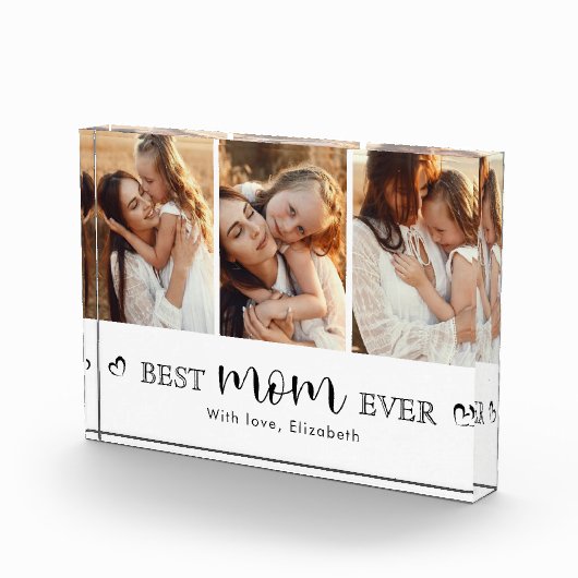 Elegant Handwritten Script Mother’s Day Keepsake Fotoblokken (Rechts)