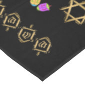 Elegant Hanukkah Chanukah Tablecover Tablecloth Tafelkleed (Gekanteld)