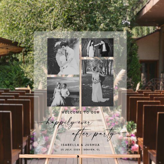 Elégant Happant Jamais Après Mariage de fête Bienv