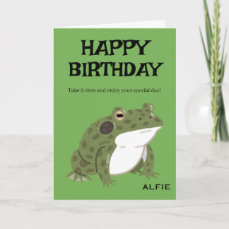 Elegant HAPPY BIRTHDAY CARD Kaart