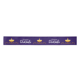 Elegant Happy Diwali Custom Satin Ribbon Lint