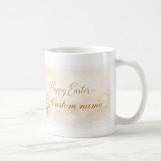 Elegant Happy Easter Mug – customizable 