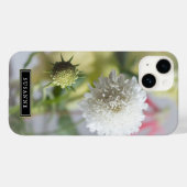 Elegant Happy Flowers iPhone Case (Achterkant (horizontaal))