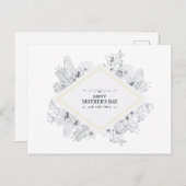 Elegant  Happy Moederdag | BRIEFKAART (Voorkant / Achterkant)
