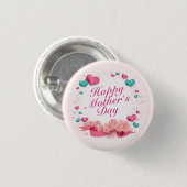 Elegant Happy Moederdag Snoep Hearts Button (Voorkant /achterkant)