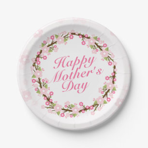 Elegant Happy Moederdag Wreated Paper Bord