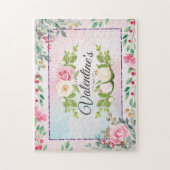 Elegant Happy Valentine's Day Legpuzzel (Verticaal)