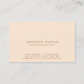 Elegant Harmonic Colors Professional Clean Plain Visitekaartje (Achterkant)