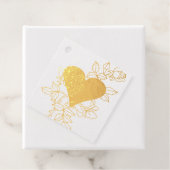 Elegant Hart Bloemstuk  Bedankjes Labels (Met doos)